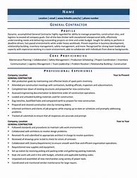 Image result for Independent Contractor Resume Sample