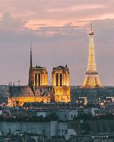 Image result for Notre Dame Eiffel Tower