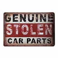 Image result for Funny Tin Auto Signs