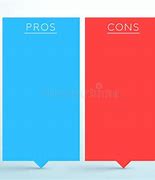 Image result for Pros and Cons Graphic