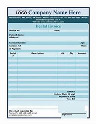 Image result for Free Fillable Invoice From Doctor Template