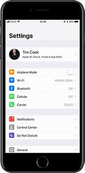 Image result for iPhone 11 Settings Page