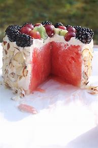 Image result for Watermelon Fruit Cake