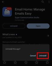 Image result for How to Uninstall Email Home App On Android