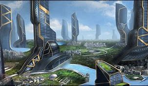 Image result for Futuristic City Rich People