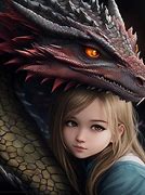 Image result for Girl Hug Dragon