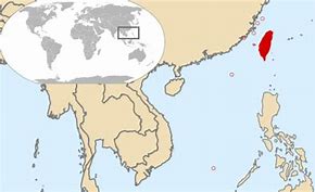 Image result for China and Taiwan On Map