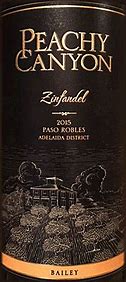 Image result for Peachy Canyon Zinfandel XII