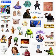 Image result for Crazy Meme Stickers