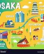 Image result for Where Is Osaka in Japan Map