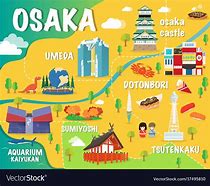 Image result for Osaka District Map