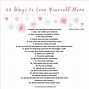 Image result for How Do You Love Yourself