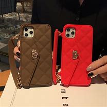 Image result for Chanel Leather Wallet Case iPhone XR