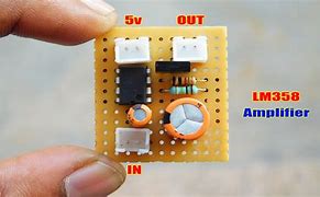 Image result for LM358 Audio Amplifier Circuit Diagram