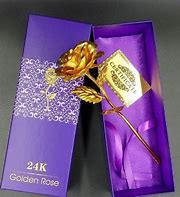 Image result for 24K Gold Wedding Rose