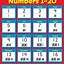 Image result for Blank Number Chart 1 20
