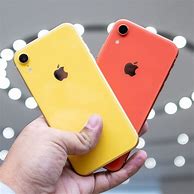 Image result for Coral iPhone XR in Hand