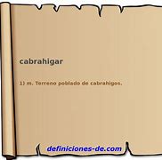 Image result for cabrahigar
