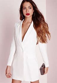 Image result for Fashion Nova White Blazer Dress