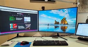 Image result for Multiple Curver Monitor