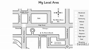 Image result for Paper Road Map of My Local Area