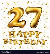 Image result for 27 Years Birthday Clip Art