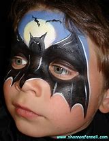 Image result for Halloween Bat Face Paint
