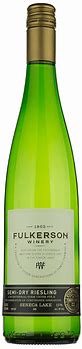 Image result for Fulkerson Riesling Semi Dry
