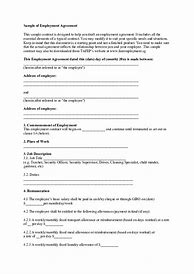 Image result for Labour Contract Template