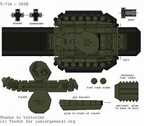 Image result for 3D Paper Tank Cutouts