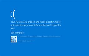 Image result for Your Computer Ran into a Problem Blue Screen