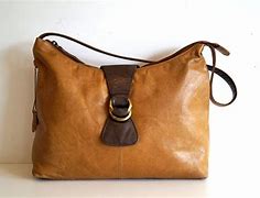 Image result for Tan Leather Shoulder Bag