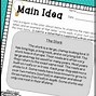 Image result for Main Idea Practice Worksheets