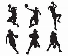 Image result for Girl Basketball Player Silhouette Clip Art