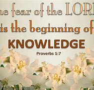 Image result for Proverbs 1:7