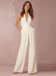 Image result for All White Rompers and Jumpsuits