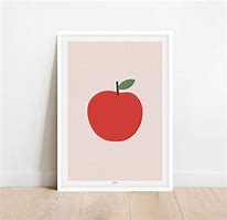 Image result for red apples wall art