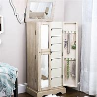 Image result for Mirrored Jewelry Armoire