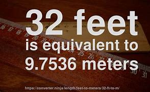 Image result for How Long Is 32 Feet