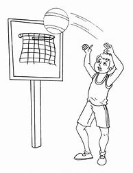 Image result for Dunking Coloring Pages