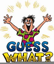 Image result for Guess What Clip Art