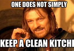 Image result for Kitchen Clean Up Meme