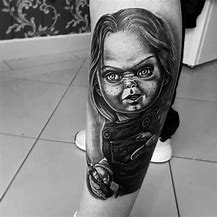 Image result for Chucky Tattoo Outline