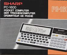Image result for Sharp Pocket Computer 1600