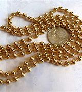 Image result for Gold Ball Chain