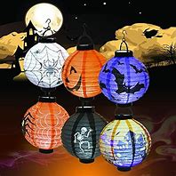 Image result for Halloween Light-Up Lanterns