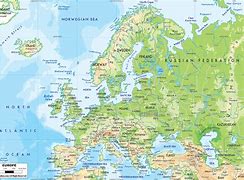 Image result for Large Physical Map of Europe