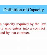Image result for Capacity Law