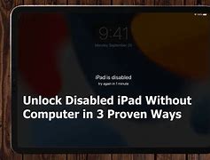 Image result for Unlock Disabled iPad