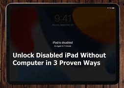Image result for iPad A1475 Unlock Disabled